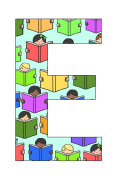 E is for Enjoying books together